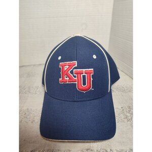 KANSAS Jayhawks Zephyr Wool/Acrylic Fitted 5 Panel 7- 1/8 Hat Cap Made in Russia
